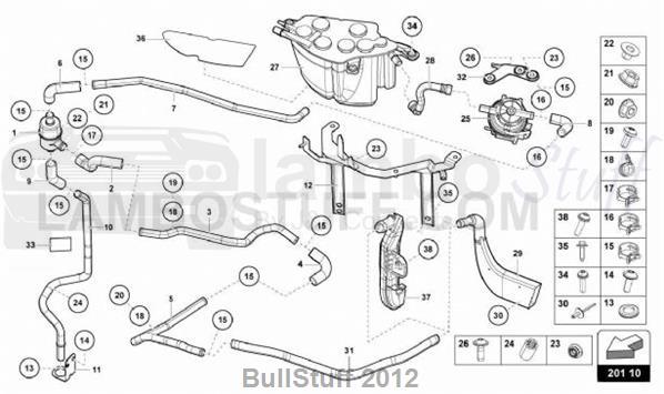 2020 Lamborghini AVENTADOR S ROADSTER USA ACTIVATED CARBON FILTER SYSTEM (201.10.00)